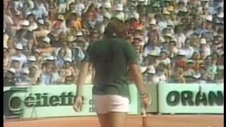 FASI DELLA FINALE ROLAND GARROS 1976 PANATTA SOLOMON CON SCAMBIO CONCLUSIVO [upl. by Lankton]