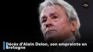 Décès dAlain Delon son empreinte en Bretagne [upl. by Itsim]