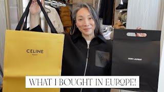 LUXURY FASHION HAUL  Celine  Saint Laurent  Chanel [upl. by Atener]