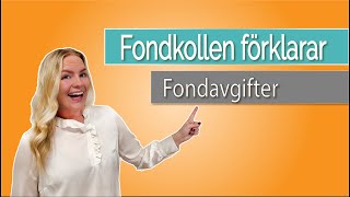 Fondkollen förklarar Fondavgifter [upl. by Ecinreb155]