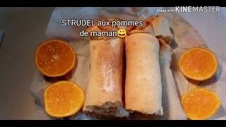 Jour 16💥 Strudel aux pommes de Mama😀 [upl. by Ahrendt]