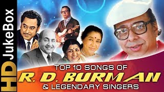 Top 10 Songs of RD Burman amp Legendary Singers  Kishore Kumar Lata Mangeshkar Mohammed Rafi [upl. by Geof]