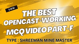 THE BEST OPENCAST WORKING MCQ VIDEO PART  Fopencast [upl. by Anoblav357]