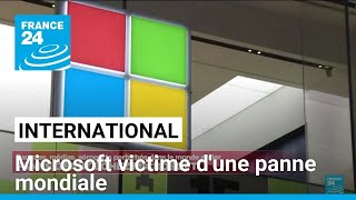 Panne géante chez Microsoft  des banques médias et aéroports perturbés dans le monde entier [upl. by Annaul692]