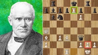 Most Beautiful Chess Game Ever Played  quotThe Evergreen Gamequot [upl. by Bopp]