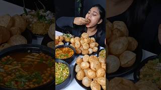 Eating Unlimited Spicy Golgappa Challenge  Pani Puri  Spicy Matka Golgappa Challenge shorts [upl. by Adnamor]