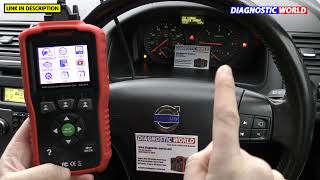 Reset SRS Airbag Service Urgent message iCarsoft VOL V10 Volvo amp Saab [upl. by Hayden]