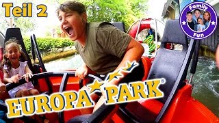 EUROPAPARK ACTION ERLEBNIS Tag 2  Adrenalin Pur in Achterbahnen  FAMILY FUN [upl. by Eelloh]