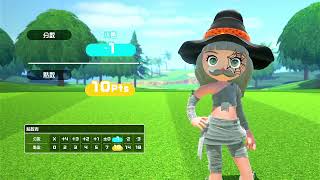 Nintendo switch sports golf practice VERY BAD LUCK 1020 nintendo sports sports 任天堂 [upl. by Loutitia424]