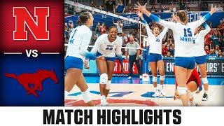 Nebraska vs SMU Match Highlights  2024 ACC Volleyball [upl. by Annaeerb]