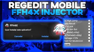 ATUALIZADO 😱FFH4X MOD MENU INJECTOR PARA A NOVA ATUALIZAÇÃO NO FREE FIRE ANTI BAN GRÁTIS 😱 [upl. by Edva]