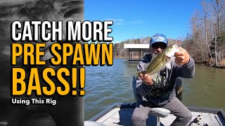 Catch More Pre Spawn Bass With This Rig lakelanierfishing2024 bassfishing [upl. by Ruttger]