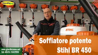 Hai bisogno di un soffiatore molto potente Ecco lo Stihl BR 450 [upl. by Nerwal646]