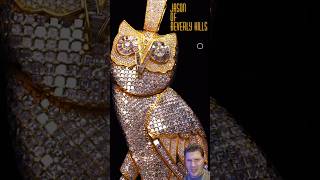 Diamond OVO Owl Pendant from Jason of Beverly Hills shorts ovo drake rapper bling jewelry [upl. by Brennen]