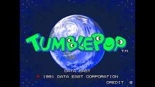 Tumble Pop Arcade Game 1991  Gameplay  All Bosses  Longplay On NAME Rom  OST  Review [upl. by Silver]