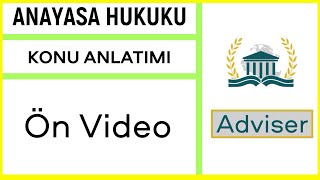 1 Anayasa Hukuku  Konu Anlatımı  Ön Video [upl. by Treb591]