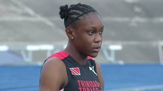 CARIFTA49 100m U17 Girls SemiFinal 1  SportsMax TV [upl. by Durante156]