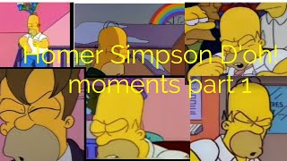 Homer Simpson Dohquot moments part 1 [upl. by Nnyloj686]