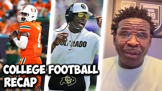 Michael Irvin Talks Miami Hurricanes amp Colorado Buffaloes [upl. by Lilas]