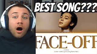 ok this is AMAZING JIMIN Faceoff Lyrics  REACTION [upl. by Ainalem]