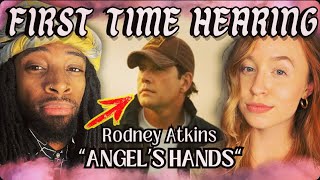 We reacted to country music Rodney Atkins  Angels Hands REACTION [upl. by Ayalahs]