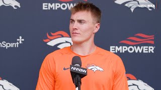 QB Bo Nix on being named a captain I dont take it lightly [upl. by Maida]