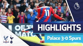 Red card and late goals hand Spurs first defeat of season  HIGHLIGHTS  Palace 30 Spurs [upl. by Otina]