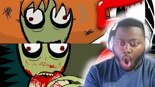 Salad Fingers 5 Picnic amp Salad Fingers 6 Present REACTION  davidfirth [upl. by Pelletier]