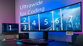 Exploring SUPER Ultrawide For Programming  Dell U4919DW review vs dual monitor setup [upl. by Laertnom15]