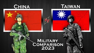 China Vs Taiwan Military Comparison 2023 [upl. by Lula]