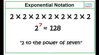 Exponential Notation [upl. by Kloster366]