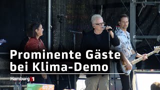 Klimastreik am Jungfernstieg mit Herbert Grönemeyer und Silbermond [upl. by Olympia]