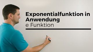 Exponentialfunktion in Anwendung e Funktion Vermehrung Keime  Mathe by Daniel Jung [upl. by Kcub805]