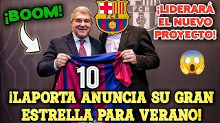 🚨¡DIOS MÍO ¡LAPORTA ANUNCIA su VERDADERO FICHAJE ESTRELLA para el BARÇA ¡GANAREMOS la CHAMPIONS😱💣 [upl. by Siladnerb448]