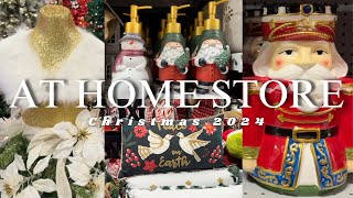 AT HOME STORE CHRISTMAS DECOR  2024 Must Have Christmas Decorations amp Decorating Ideas [upl. by Einohpets]