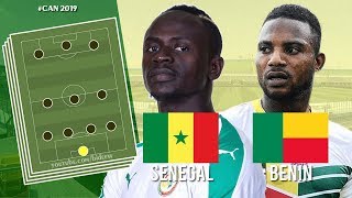 Senegal vs Benin Onze de départ Composition officielle  CAN 2019 [upl. by Eceirahs]