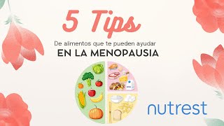 5 tips de alimentos que te pueden ayudar en la menopausia [upl. by Kristy]