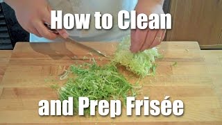 How To Clean And Prep Frisee [upl. by Ilamad307]