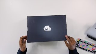 UNBOXING Nike Air Force 1 Ultra Flyknit MultiColor [upl. by Adina]