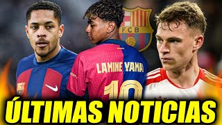 🔥​Locura por la camiseta de Lamine Yamal  Vitor Roque con un píe fuera  Kimmich IMPOSIBLE [upl. by Eidnarb]