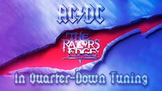 ACDC  The Razors Edge Full Album in QuarterDown Tuning [upl. by Enorej]