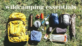 10 Wildcamping Essentials [upl. by Gladwin]