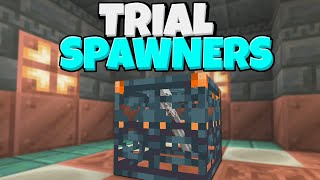 HOW to USE TRIAL SPAWNERS in Minecraft 121 [upl. by Yremrej]