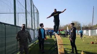 US Soldiers Partner with Romanian Youth Organization to Prepare Future Military Students B Roll [upl. by Kcirdled]