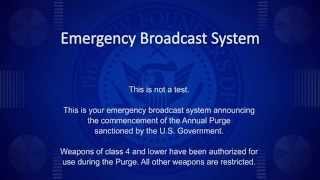 The Purge  Announcement HD [upl. by Ecnahoy470]