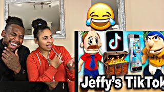 Couples First time Reacting to sml jeffy tiktok [upl. by Ophelie]