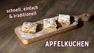 Apfelkuchen wie von Mama  schnelles und einfaches Dessert [upl. by Dorelle779]