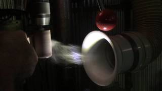 Dust Extraction from a Drill Press 3000 rpm [upl. by Ainosal313]