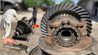 How I Repaired A Completely Damaged Differential Gear Like New [upl. by Nollad]