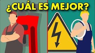 PLOMERO vs ELECTRICISTA ¿Cuál es Mejor Trabajo [upl. by Delfine276]